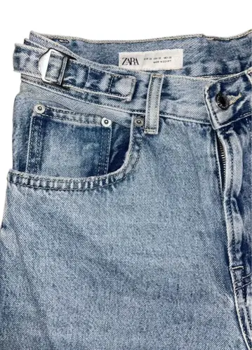 ZARA 라이트 블루 스트레이트 레그 데님