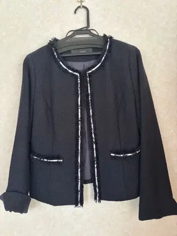 7-IDconcept. 네이비 노카라 자켓