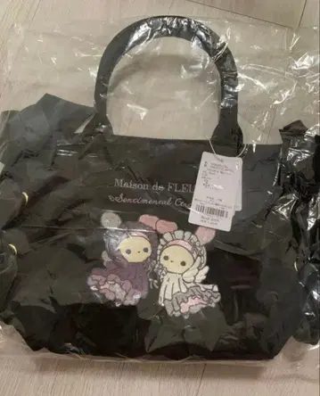 센티멘탈 서커스 2Way 토트백 메종 드 플뢰르 블랙 3