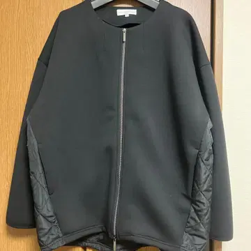 시마무라 시즌리즈 노카라 자켓 블랙