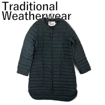 트래디셔널 웨더웨어 다운 코트 블랙 경량