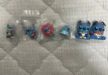 [당일 발송] 스티치 가챠가챠 피규어 6개 세트