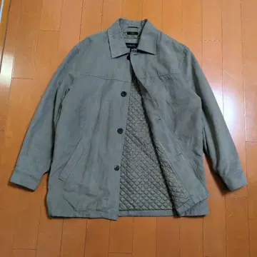 충전솜 퀼팅 스웨이드 코트 구제 의류