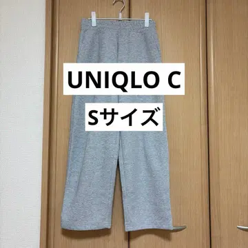 [ UNIQLO ] 맨투맨 와이드 팬츠/표시 사이즈 그레이 S 사이즈