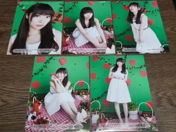 사시하라 리노 HKT48 이치고 테마의 화이트 드레스 사진 5장 세트