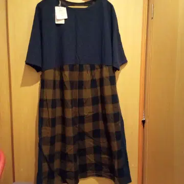 2WAY 체크 절개 원피스 (하트마켓)