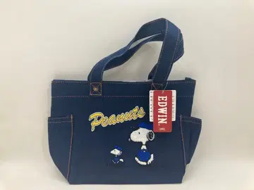 EDWIN 스누피 베이스볼 미니 토트백 (런치백)