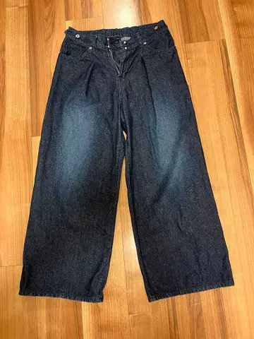 북유럽 생활 잡화점 와이드 데님 인디고