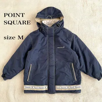 POINT SQUARE 나일론 자켓 점퍼 M 사이즈 네이비