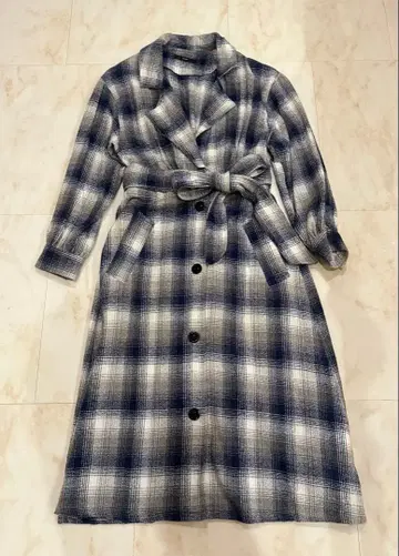 [ Kastane ] 3WAY 체크 무늬 코트