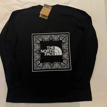 미사용 새상품 THE NORTHFACE 긴팔 T셔츠 2XL 사이즈 블랙