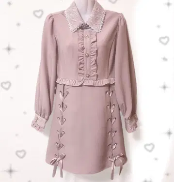 로지타 옷깃 레이스 비쥬 원피스 F