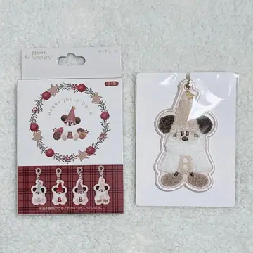 디즈니 크리스마스 2025 리루린린 키체인 화이트