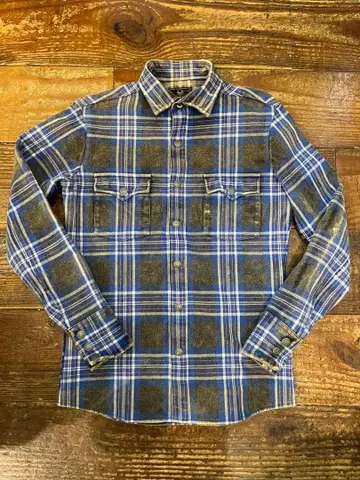 BACK BONE 백본 긴팔 체크 셔츠