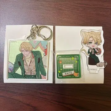 키타카타 라이토 행운 고양이 아크릴 키링 미니 아크릴 스탠드