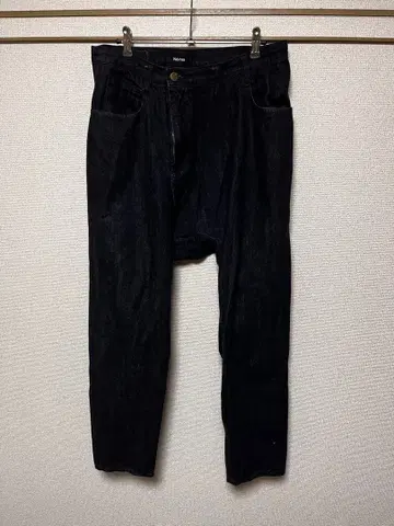 Ne-net 사루엘 데님 팬츠 다크 블루