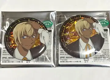 명탐정 코난 AGF2025 마리모 크라프트 홀로그램 캔뱃지 아무로 토오루