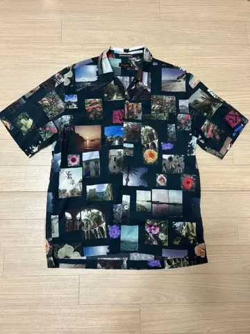 Paul Smith 포토 프린트 반팔 셔츠 L