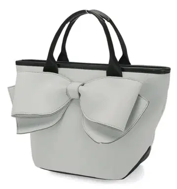 네오프렌 빅 리본 토트백 [ 아린카 ] 트렌드 경량 그레이