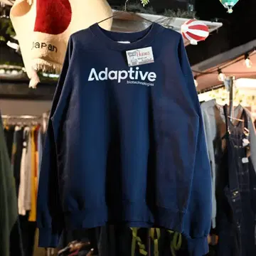 90s Hanes Adaptive 프린트 맨투맨
