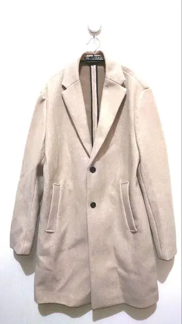 ZARA 베이지 체스터 코트 L