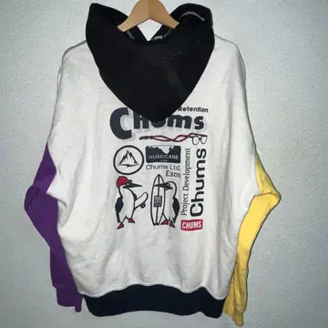 새상품 무라사키 스포츠 별주 CHUMS 참스 후드티 M