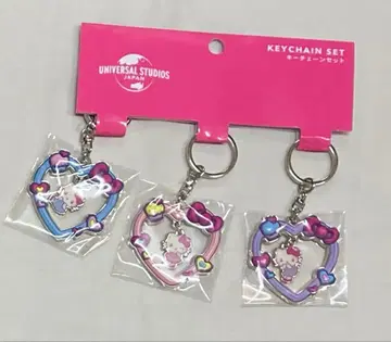 2510 산리오 유니버셜 usj 키체인 세트 키티