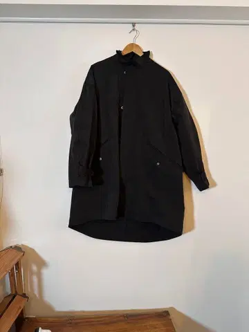 public Tokyo 발수 스웨이드 크로스 밀리터리 코트