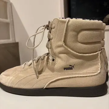 PUMA 하이컷 스니커즈 베이지