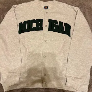 미시간 대학교 로고 바시티 자켓 거의 미사용