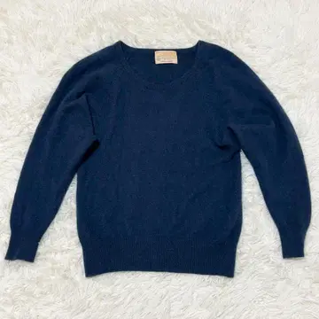 유나이티드 애로우즈 니트 크루넥 캐시미어 100% 네이비