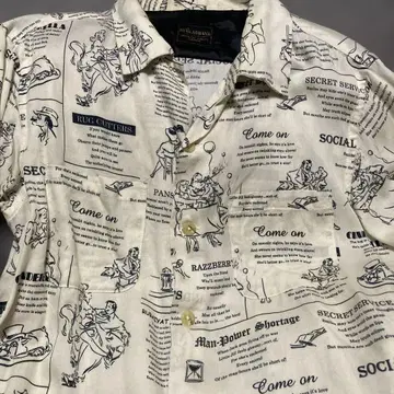 gladhand 올 패턴 긴팔 셔츠