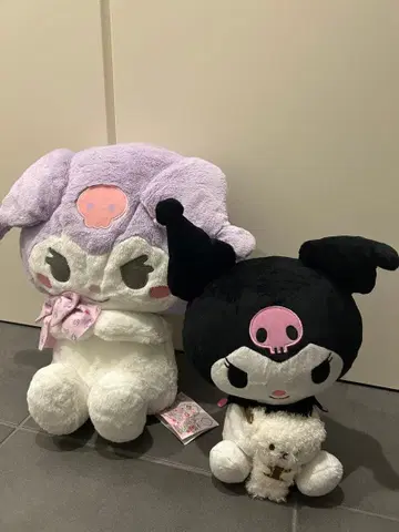 산리오 쿠로미 봉제 인형 세트