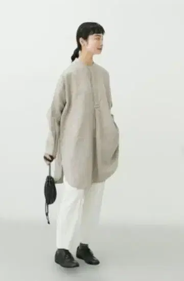 카구레 린넨 튜닉 셔츠