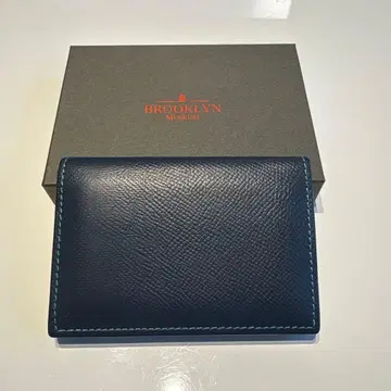 BROOKLYN MUSEUM 네이비 명함지갑