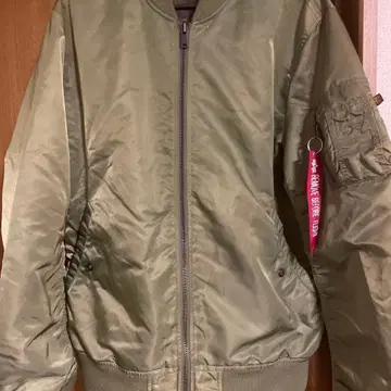 MA-1 플라이트 자켓 올리브 그린 리버서블