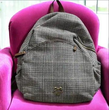 SAMANTHA VEGA 사만사베가 하운드투스 체크 패턴 백팩
