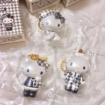 시크릿 마스코트 참 흑백 걸리시 쌍둥이 코디 키티 산리오