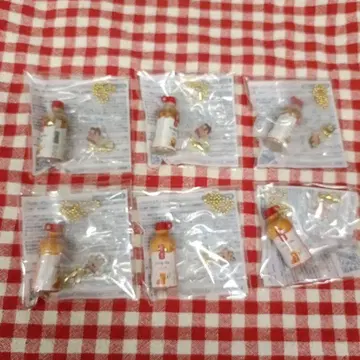 공차 아크릴 참 포함 키링 6개 세트