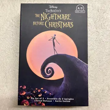 VHS풍 나이트메어 비포 크리스마스 핀셋 2개 세트