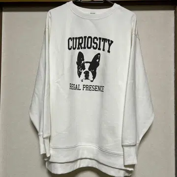 잘 마르는 프린트 맨투맨 강아지 롱