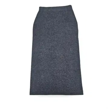 완판템 스픽앤스팬 새상품 라메 리브 니트 타이트 스커트 36 그레이