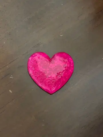 프리티 리듬 탈부착 카라 모티브 목걸이 레어 프리즘 스톤