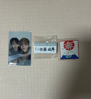 INI 고토 타케루 명찰, 스티커 세트 캡슐 토이