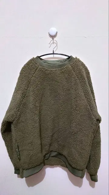 ZARA 자라 보아 풀오버 방풍 리버서블 XL