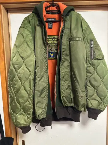 AVIREX USA 퀼팅 자켓 L