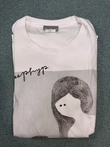 크리프하이프 제대로 전달되는 그런 영감T셔츠 (화이트 x 그레이)