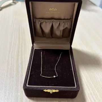 ete 심플 바 목걸이