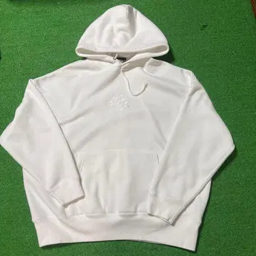 린넨 중의 연꽃 화이트 후드티