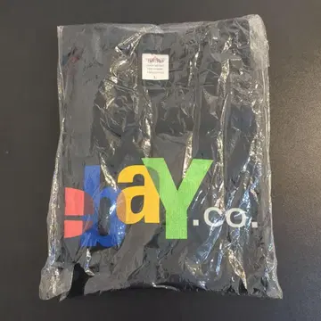 [ L 사이즈 ] ebay 티셔츠 블랙